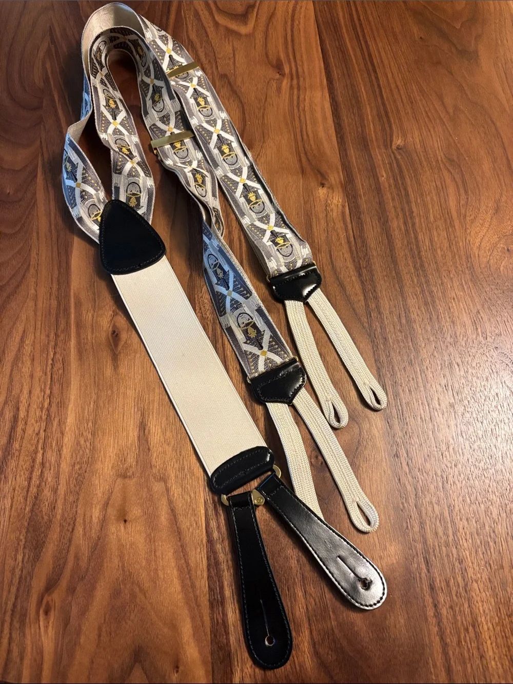 Trafalgar Limited Edition Calvin Curtis Holiday Silk Braces Suspenders